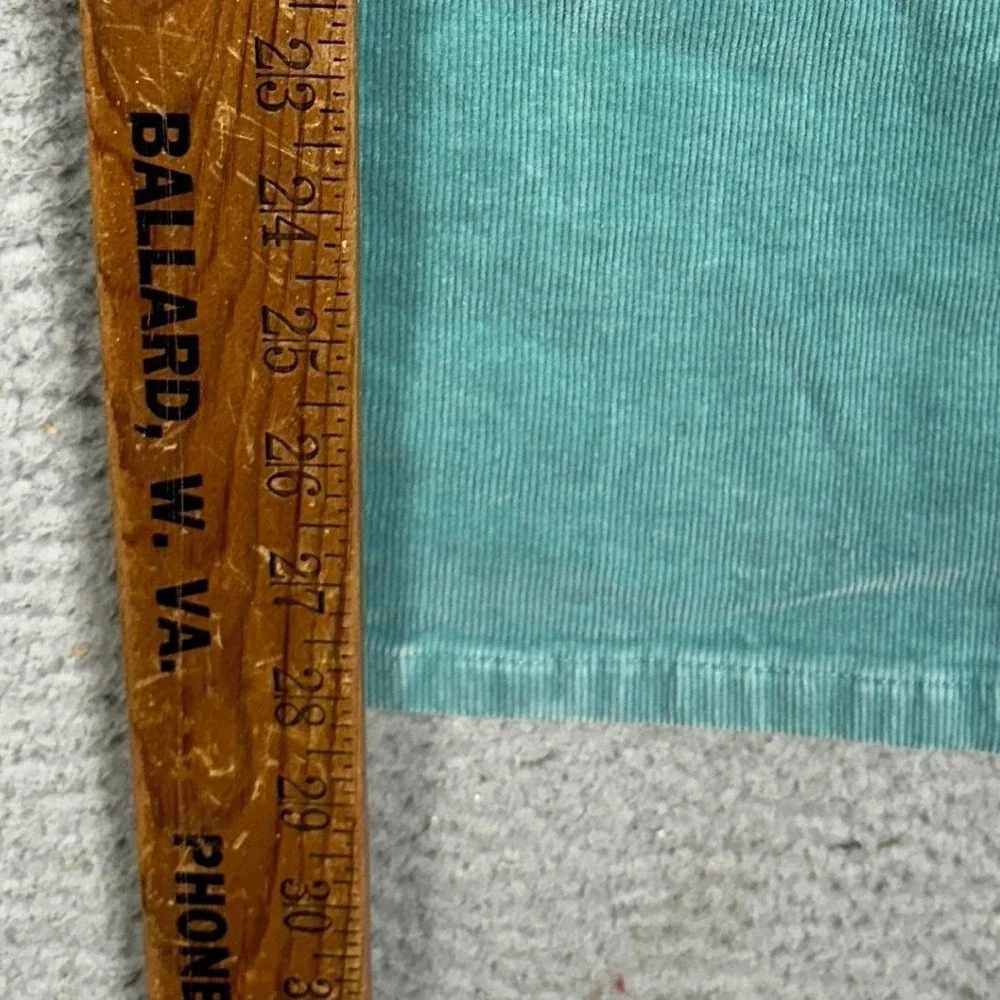 Patagonia Organic Cotton Pants Womens 25 Short Seafoam Green Slim Fit Corduroy